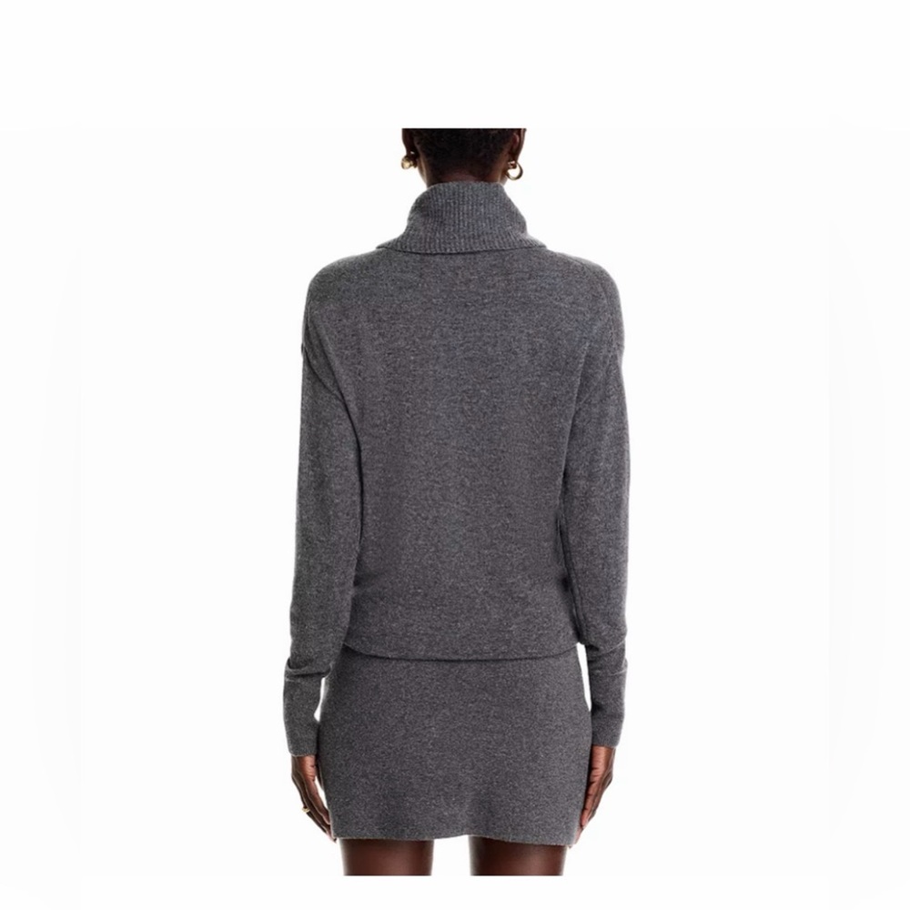 Veronica Beard Charcoal Turtleneck Sweater Dress - Picture 2 of 4